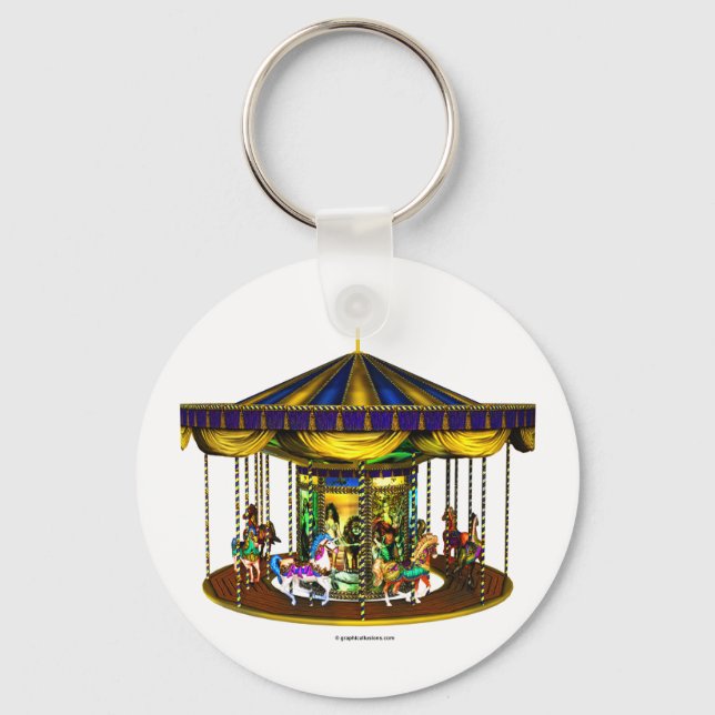 Porte-clés The Golden Carousel Keychain (Recto)