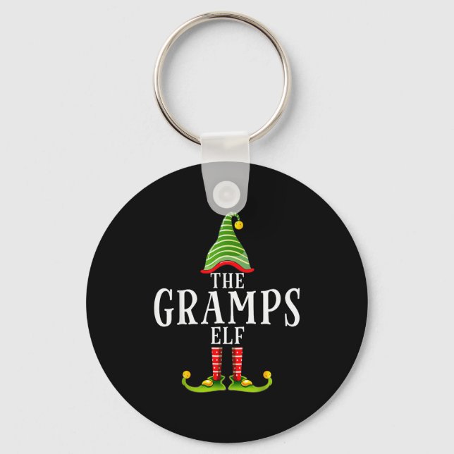 Porte-clés The Gramps Elf Funny Matching Pajama Xmas  (Recto)