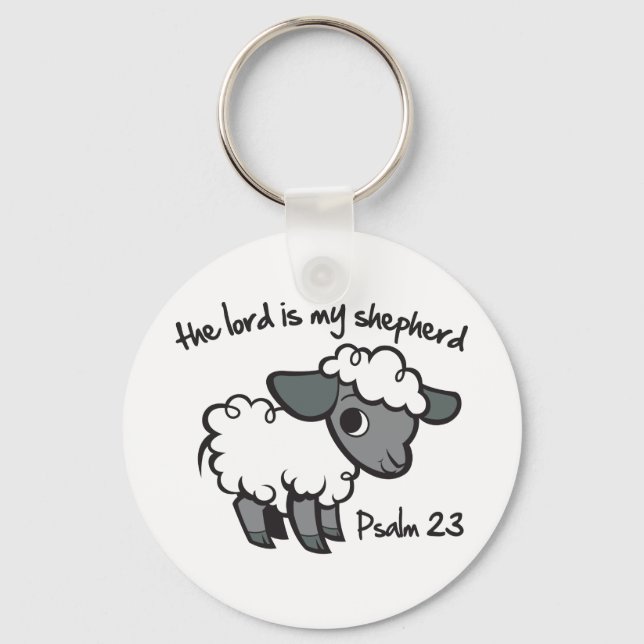 Porte-clés The Lord is my Shepherd (Recto)
