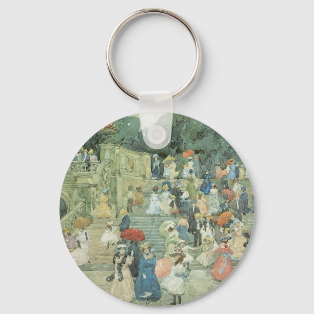 Porte-clés The Mall, Central Park de Maurice Prendergast (Recto)