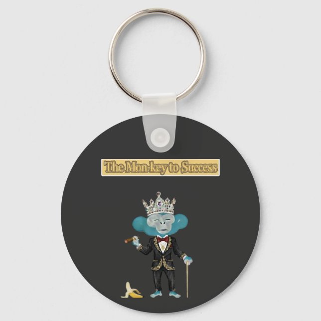 Porte-clés The Mon-Key to success (Recto)