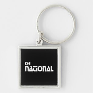 Porte-clés The National - 1980 promo graphic - White