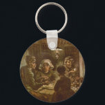 Porte-clés The Potato Eaters by Vincent van Gogh<br><div class="desc">The Potato Eaters (1885) by Vincent van Gogh is a vintage Post Impressionism fine art daily life painting and is considered one of van Gogh's first great works of art. Van Gogh said he wanted to depict peasants as they really were. He deliberately chose coarse and ugly models, thinking that...</div>