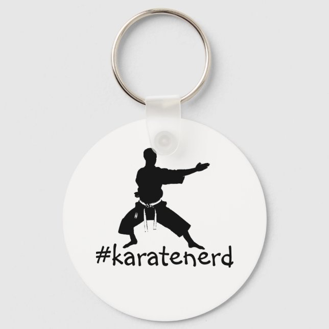 Porte-clés The Shotokan Way Karate Nerd Key Ring (Recto)