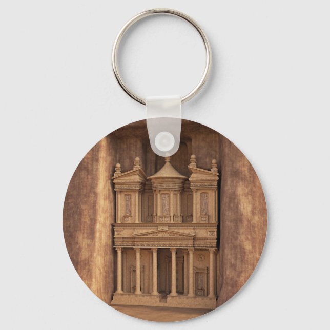 Porte-clés The Treasury of Petra, Jordan (Recto)