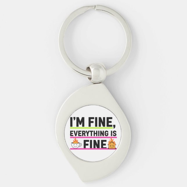 Porte-clés The Ultimate "I'm Fine" Men's Hoodies (Devant)
