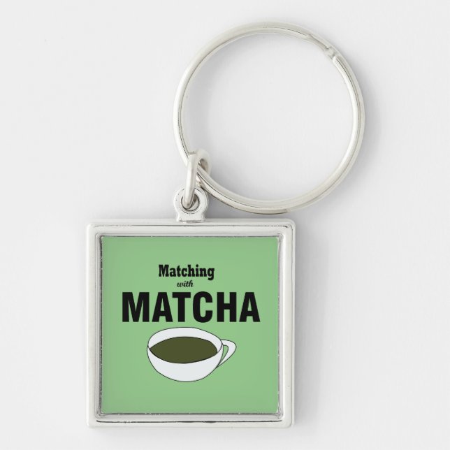 Porte-clés Thé vert Matcha (Devant)