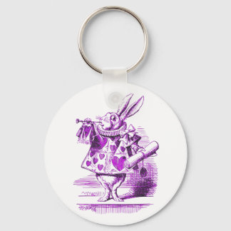 Porte-clés The White Rabbit Alice in Wonderland