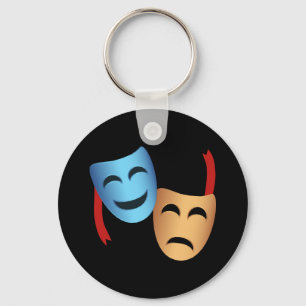Porte-clés Théâtre Masque Emoji Théâtre Lover