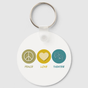 Porte-clés Théâtre Peace Love