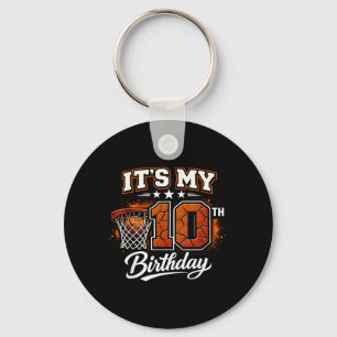 Porte-clés Thème de baseball pour 10 ans Anniversaire 10 ans