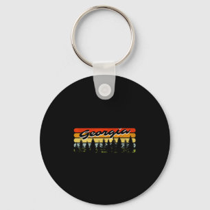Porte-clés Thème de cabine de forêt de Géorgie Souvenir du co