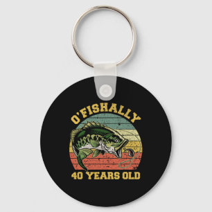 Porte-clés Thème de fête d'anniversaire de pêche O'fishally 4