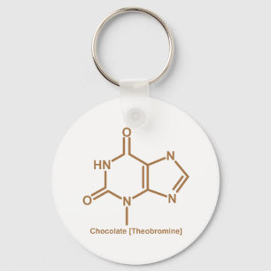 Porte-clés Théobromine de chocolat
