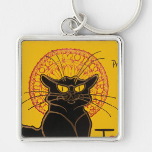 Porte-clés Theophile Steinlen - Le Chat Noir Vintage