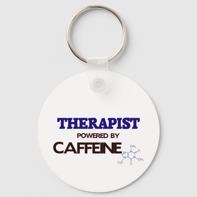 Porte-clés Thérapeute alimenté par la caféine (Recto)