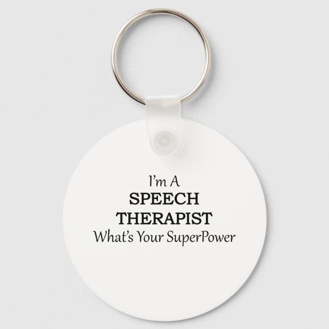 PORTE-CLÉS THÉRAPEUTE DE DISCOURS (Recto)