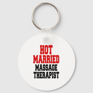 Porte-clés Thérapeute de massage chaud marié
