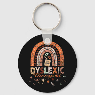 Porte-clés Thérapeute Vintage Dyslexie arc-en-ciel Lauréats 1