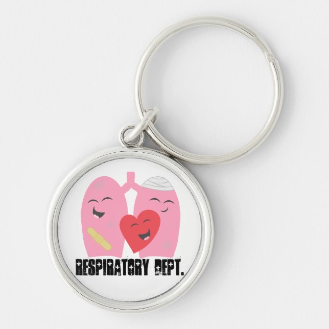 Porte-clés Thérapie respiratoire Dept. Lungs Keychain droite (Devant)