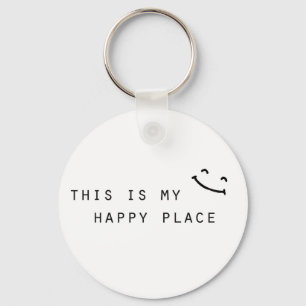 Porte-clés thiis my happy place moy design