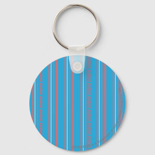 Porte-clés Thin Stripes Aqua