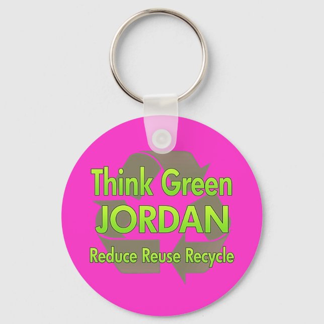 Porte-clés Think Green Jordan (Recto)