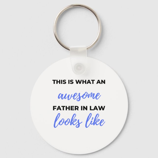 Porte-clés This Is What An Awesome Father (Recto)