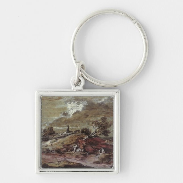 Porte-clés Thomas Gainsborough |Landscape : Effet de tempête, (Devant)