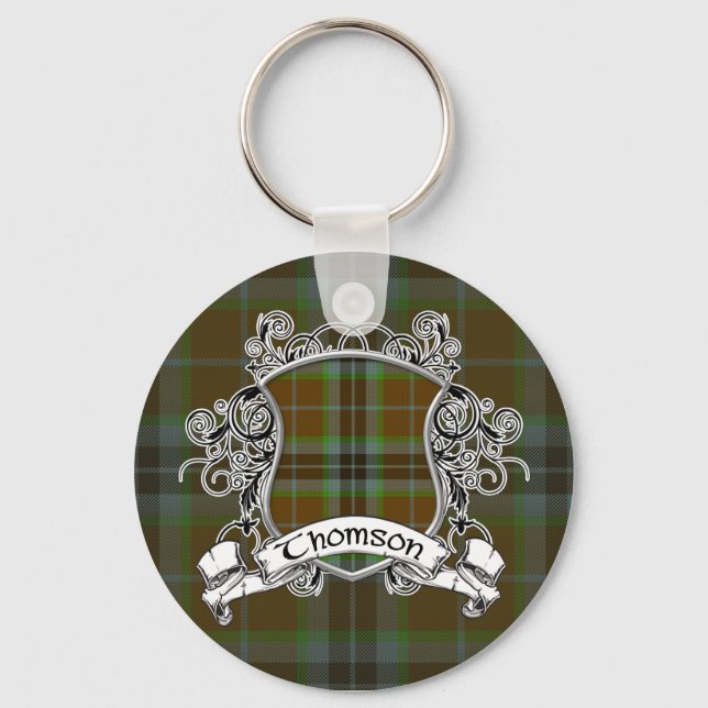 Porte-clés Thomson Tartan Shield (Recto)