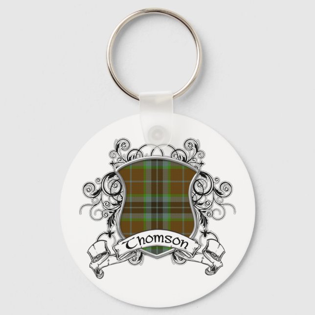 Porte-clés Thomson Tartan Shield (Recto)