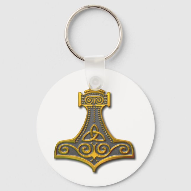 Porte-clés Thor's Hammer-gold (Recto)