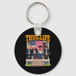 Porte-clés Thug Life Trump Vance Kennedy Elon Shirt