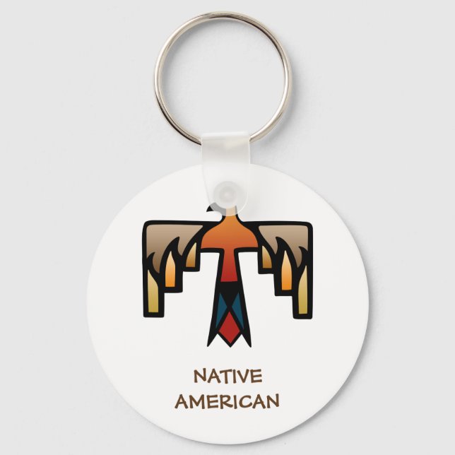 Porte-clés Thunderbird - Symbole amérindien amérindien (Recto)