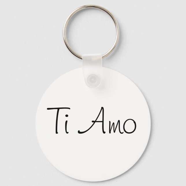 Porte-clés Ti Amo/I Love You (Recto)