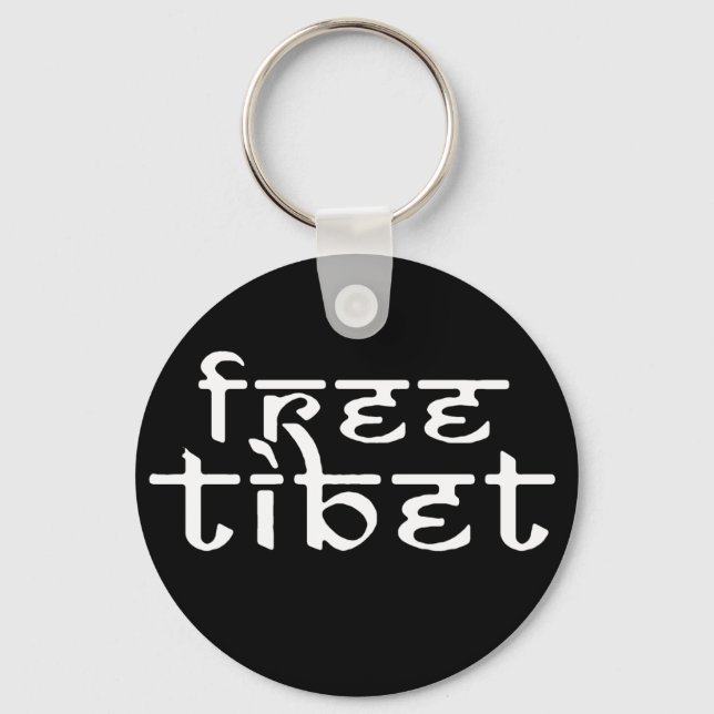 Porte-clés Tibet libre Vêtements et vêtements (Recto)