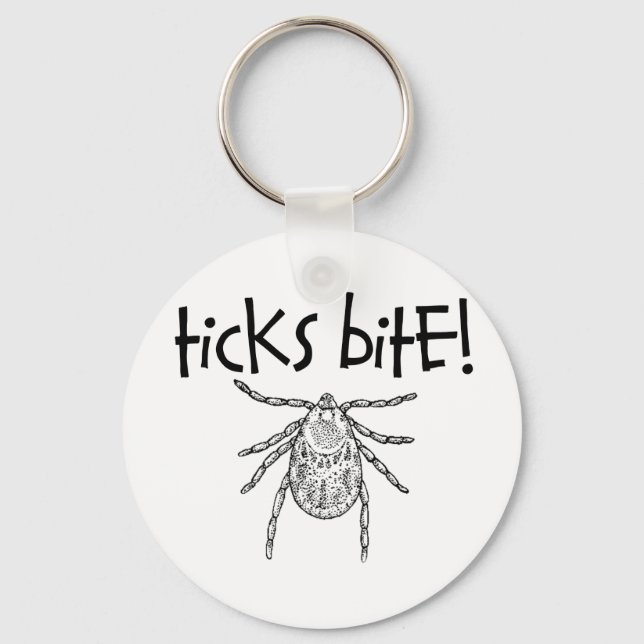 Porte-clés Ticks Bite ! (Recto)