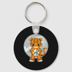 Porte-clés Tiger Anime Chat Dyslexie Sensibilisation