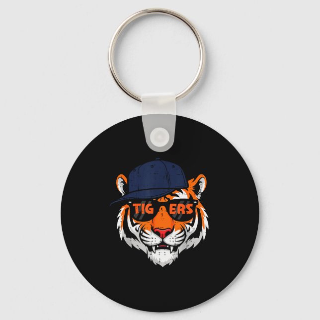 Porte-clés Tiger Cap Boys Youth Teen Kids Men Women Girls  (Recto)
