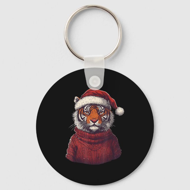 Porte-clés Tiger Douleur moche Noël du Père Noël (Recto)