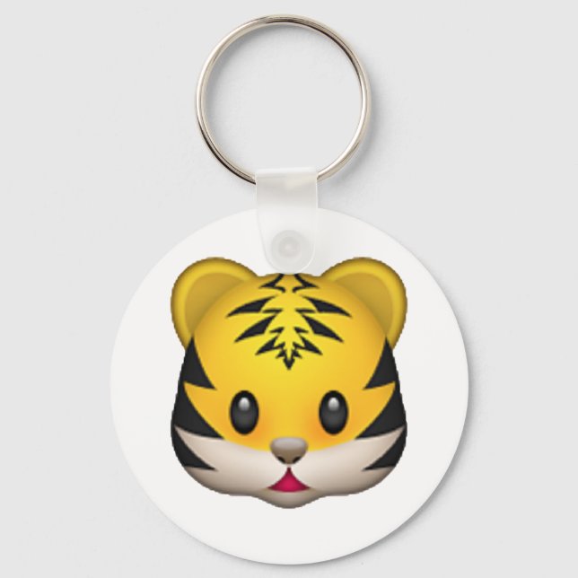 Porte-clés Tiger - Emoji (Recto)
