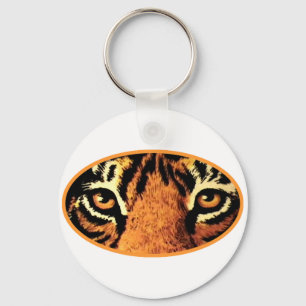 Porte-clés Tiger Yeux Orange MUSÉE Zazzle Cadeaux