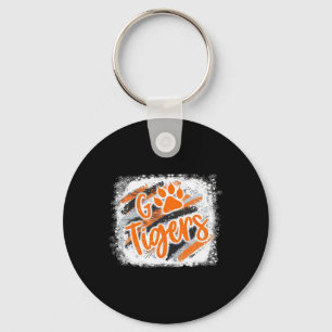Porte-clés Tigers Swash Esprit Scolaire Orange Noir Football