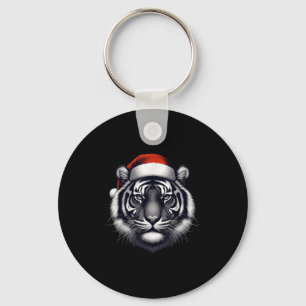 Porte-clés Tigre avec chapeau de Noël Noël Noël Noël Zoo de l