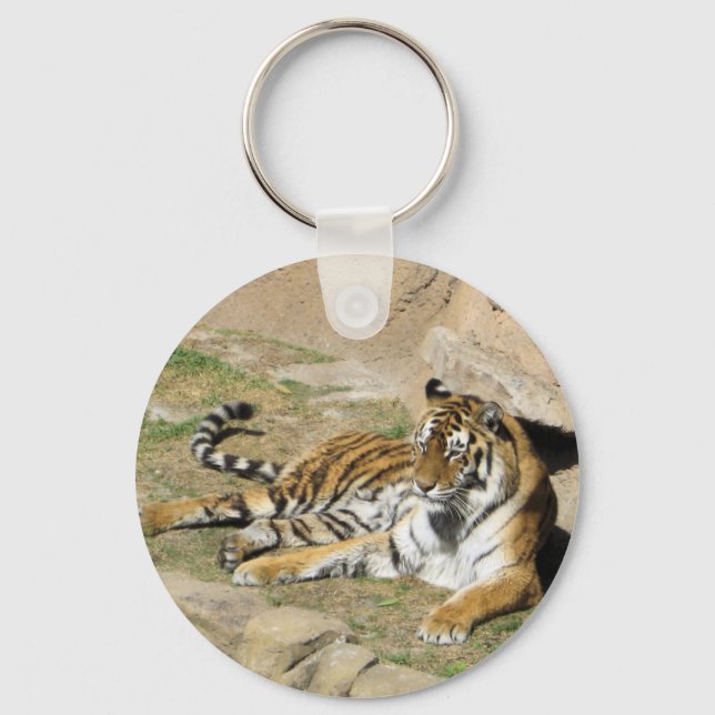 Porte-clés Tigre couchant (Recto)