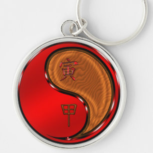 Porte-clés Tigre de Bois