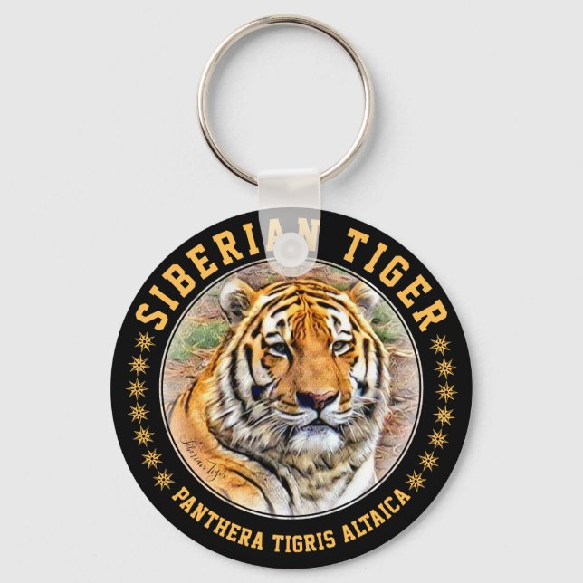 Porte-clés Tigre de Sibérie (Recto)