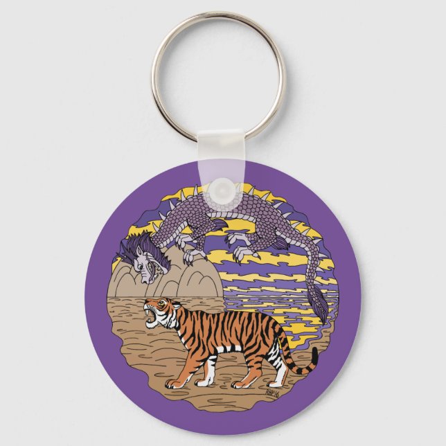 Porte-clés Tigre et dragon (Recto)