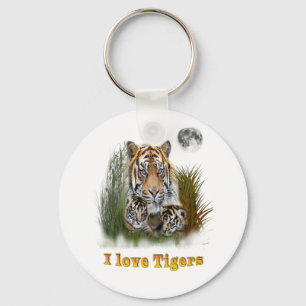 Porte-clés Tigre et petits