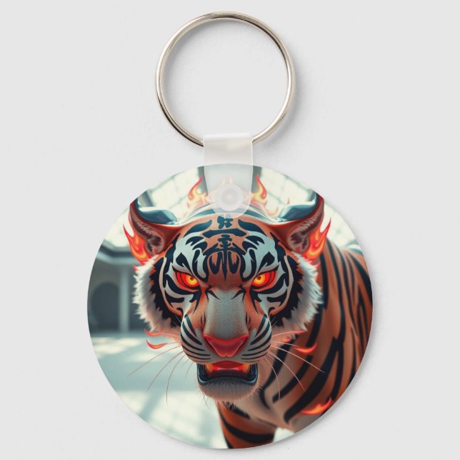 Porte-clés Tigre Sauvage (Recto)